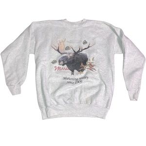 Vintage moose crewneck
